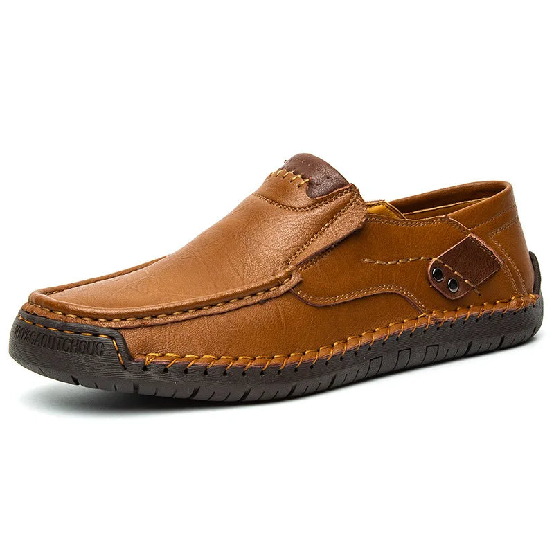 Men’s Handmade Leather Shoes – Classic Formal Oxford Style (Black, Brown, Tan)