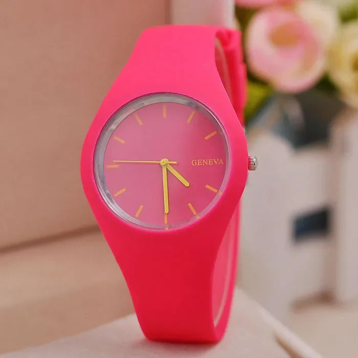 Women's Watches Famous Brand Quartz Watch Women Fashion Casual Sports Silicone Wristwatch Hot Kobiet Zegarka