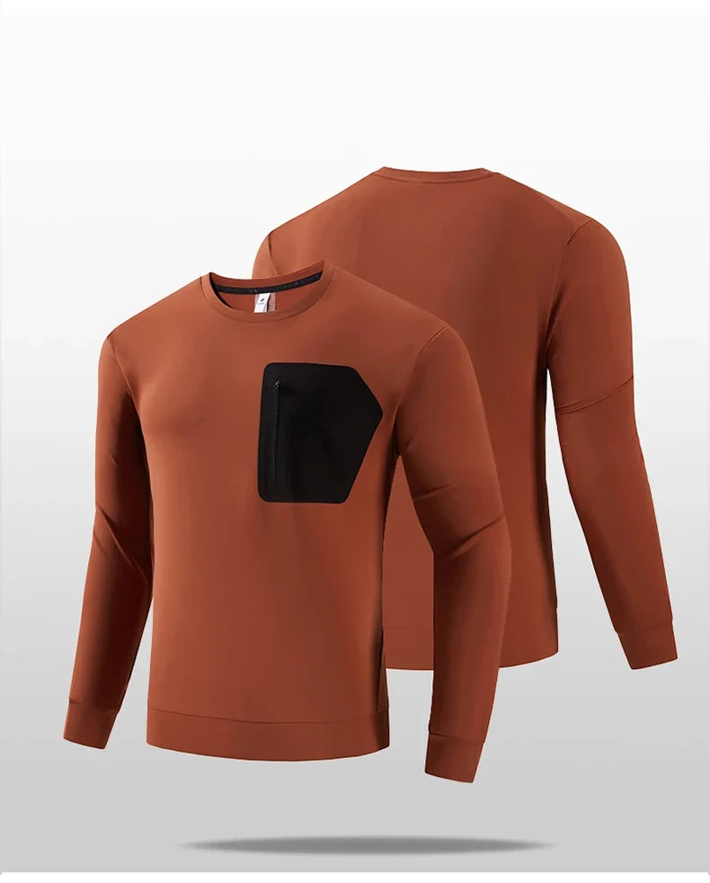 2026 spring high quality outdoor sports running cycling mountaineering long sleeve T-shirt sports lining base shirt Tops
