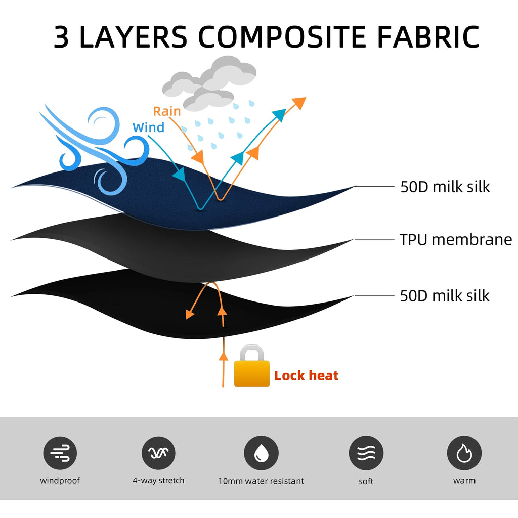 Cycling Jacket Winter Thermal Fleece Cycling Extreme Soft Shell Hot Warm Up Windproof 10 Water Resistance For -5~10 ℃