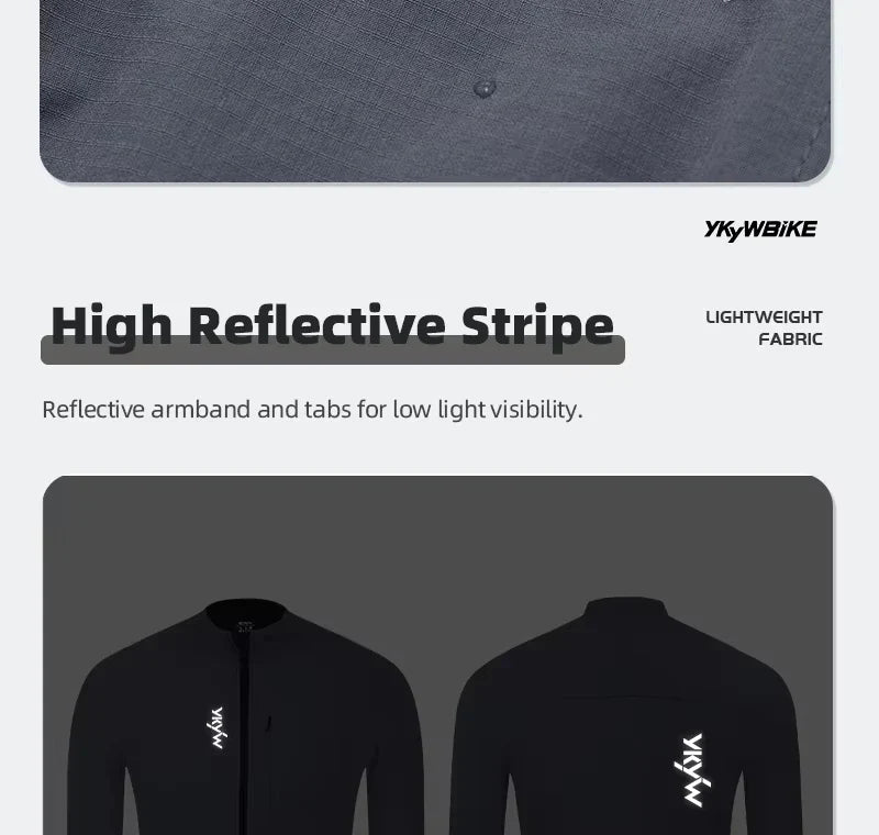 Waterproof Windproof Men Long Sleeve Cycling Jacket Thermal Fleece Bicycle Windbreaker Coat Road Bike Cycling Clothing Top