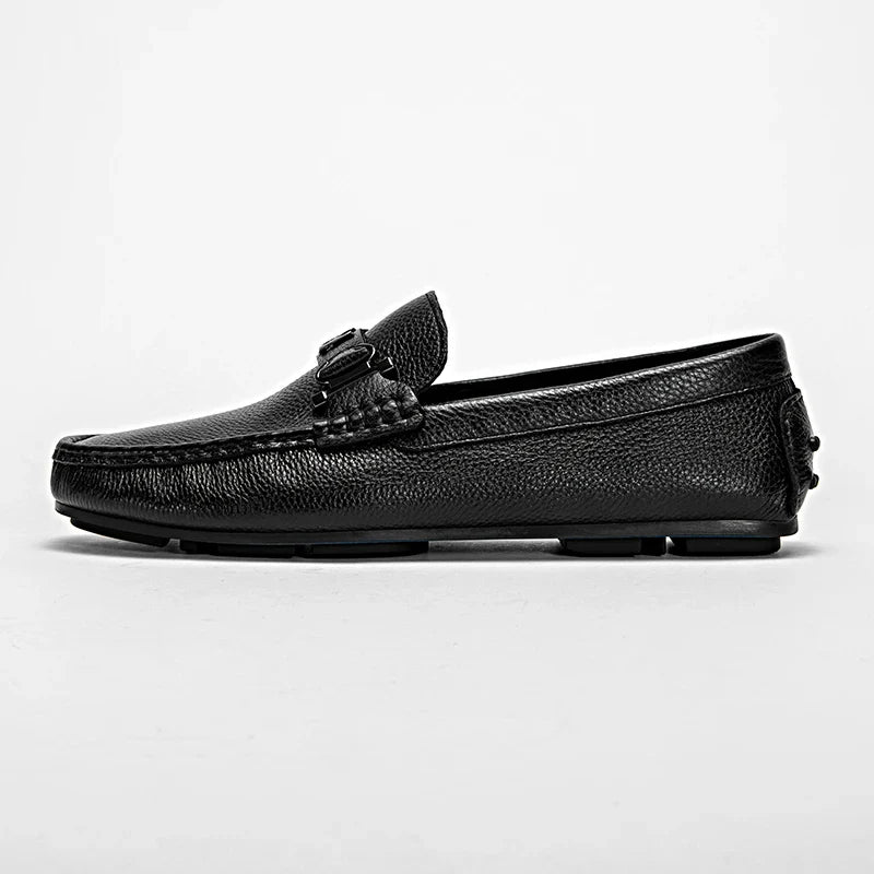 Men Cow Leather Dress Shoes Comfortable Casual Business Loafers