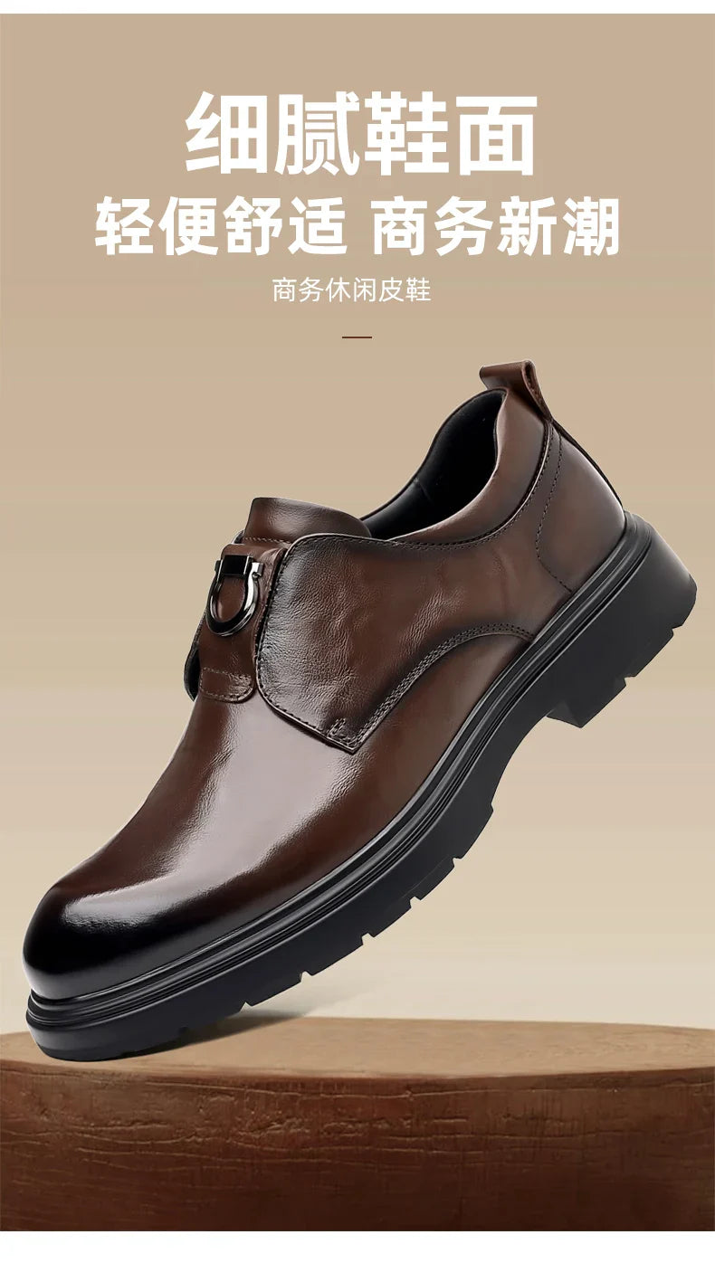 Business Men Shoes Patent Leather Man Brogues Shoes Fo Man Dress Shoe Loafers Pointed Toe Male Moccasins Plus Size Shoes for Men
