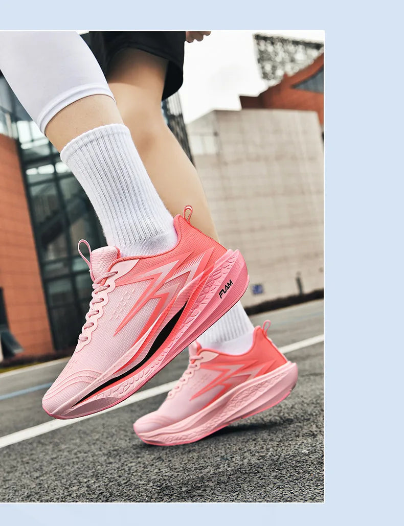 Marathon Men Running Shoes Speciality Sports Shoes Breathable Lightweight Carbon Board Women's Trend Athletic Sneakers Women