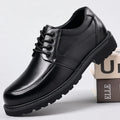 2026 Summer New Hallow Leather Shoes for Men Black Fashion Business Dress Shoes Male Lace Designer Platform Shoe Man