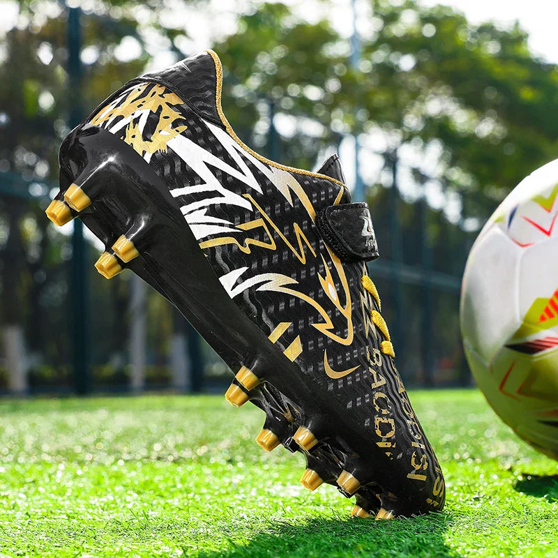 New Men Kids Soccer Shoes Non-Slip Football Boots Ultralight Cleats Match Grass Boys Professional Training Shoes Drop Shipping