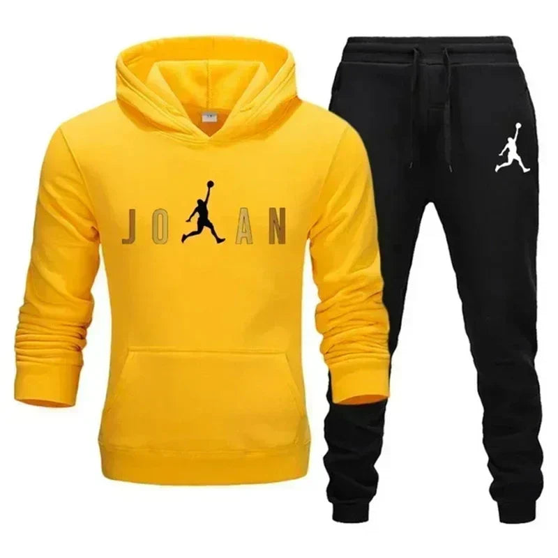 Winter hoodie set, pants, casual jogging clothes, sportswear, sportswear