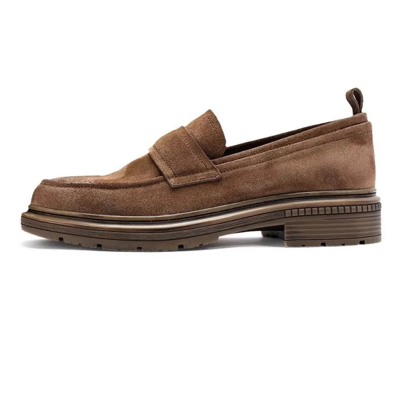 Classic Soft Cowhide Mans Loafers Spring Luxury Genuine Leather Comfortable Fashion British Outdoor Leisure Driving Shoes Man