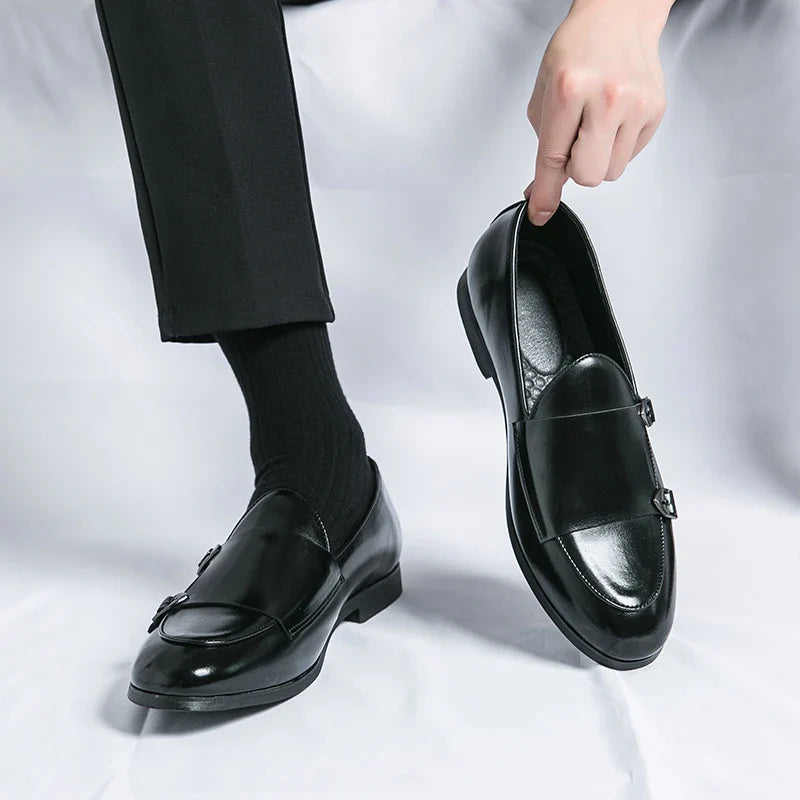 Men’s Formal Genuine Leather Dress Shoes – Classic Business Oxford Style, EU 40–48