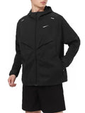 Fall 2025 Hooded Windproof Sports Jacket Casual Couple's Coat 9071 Polyester Nylon Fiber Zipper Closure Regular Fit