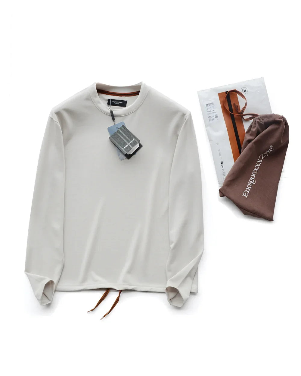Shape-Retention & Pilling-Resistant Long-Sleeve Tee: Contrast Collar Design + Stretchy Fit Men's Undershirt