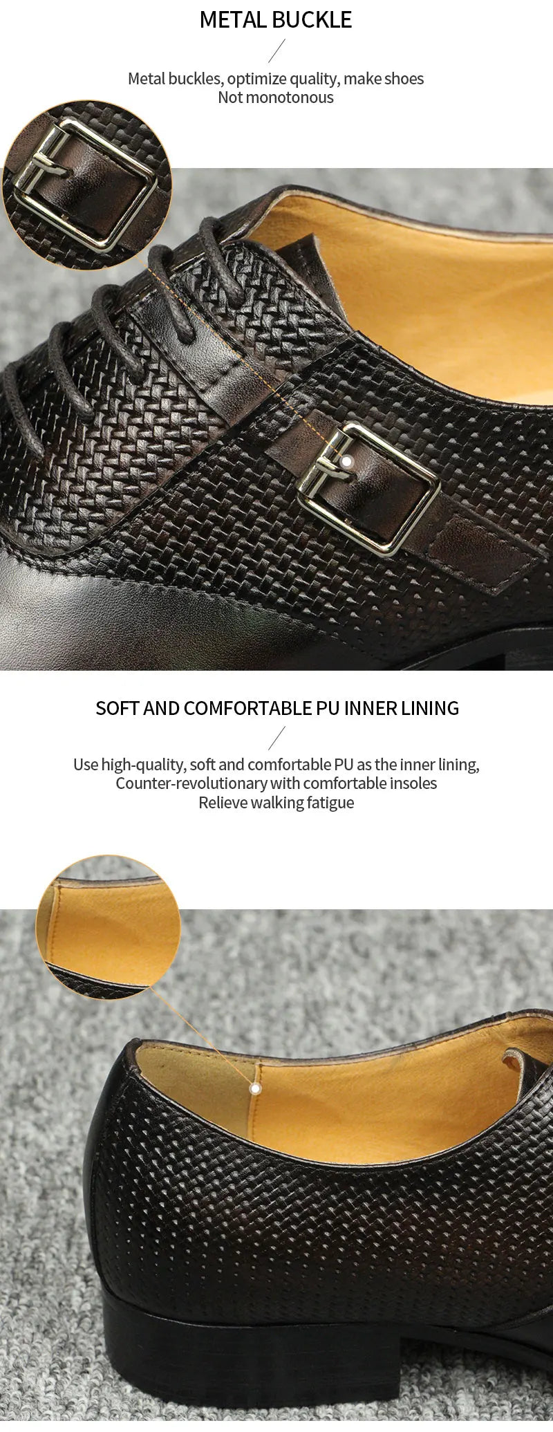 Luxury Mens Business Genuine Leather Shoes Fashion Wedding Oxfords Lace-up Pointed Toe Black Green Coffee Brogues Dress Shoes