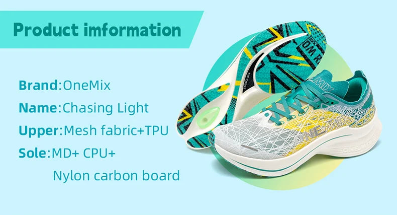 Carbon Fiber Plate Running Shoes Traction Shock Absorption Sneakers Professional Marathon PB Racing Sports Trainers Shoes