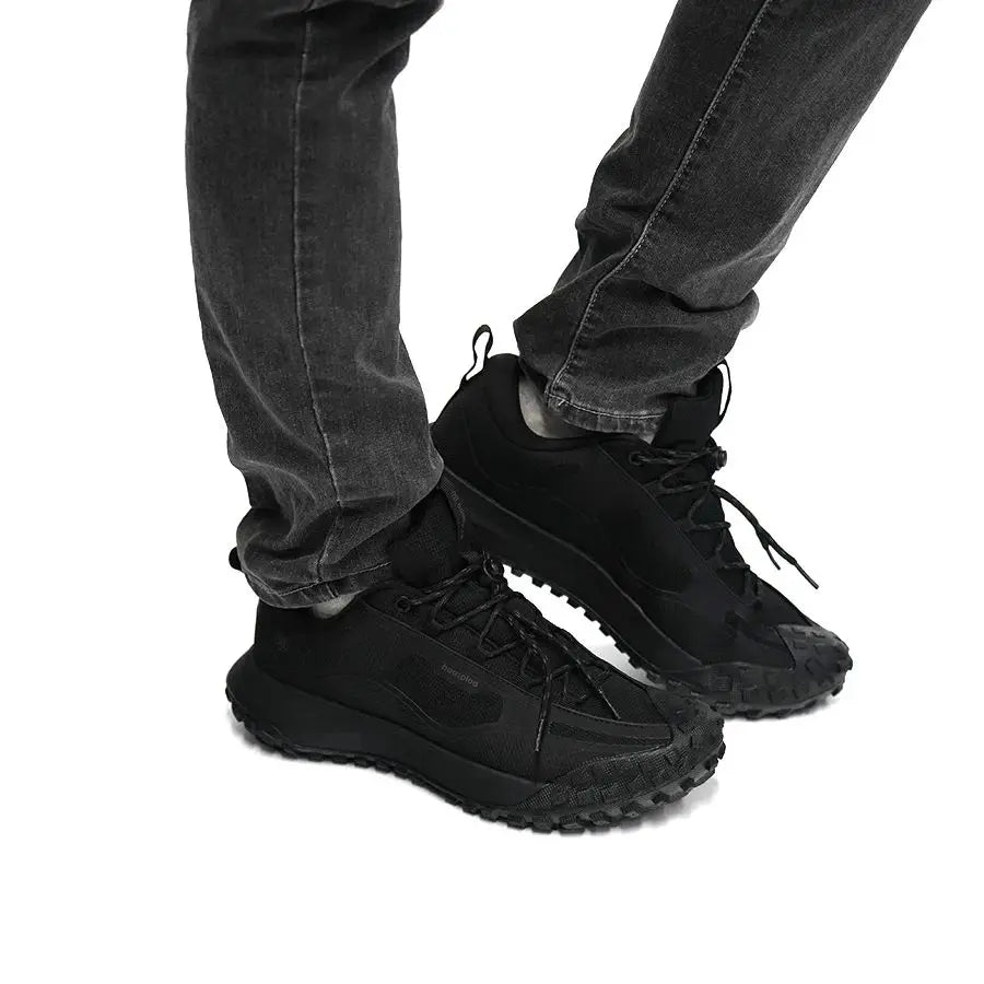 Men Hiking Shoes Outdoor Waterproof Camping Resistant Non Slip Sneakers Male Casual Lightweight Lace-Up Walking Shoes