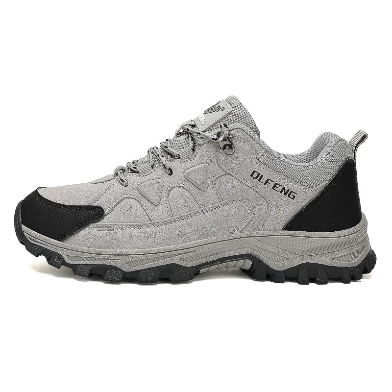 PLUS SIZE Men Women Adventure Sneakers Durable Grip Non-Slip Shoes Lace-Up Comfort Ideal for Outdoor Hiking Boots Men Footwear