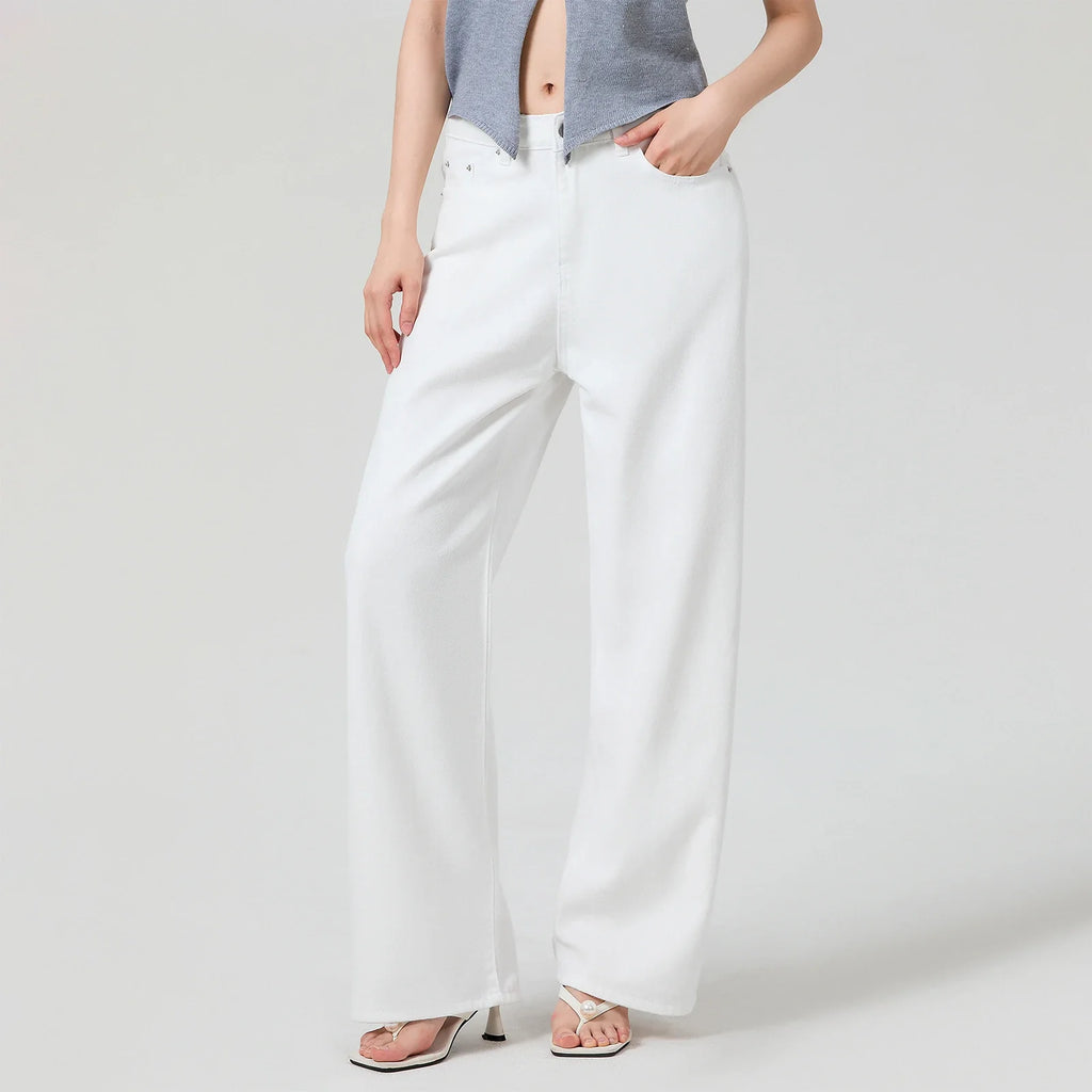 Women Solid Color Loose Long Pants