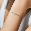 Link Chain Bracelet 925 Sterling Silver Polishing Simple Cute Moon Stackable Bracelet For Women Party Fine Jewelry Gifts