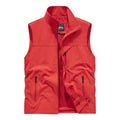 2025 New Fashion Men's Vest Windproof Solid Sleeveless Jacket Motorcycle Ourdoor Waterproof Biker Vest for Men Clothing