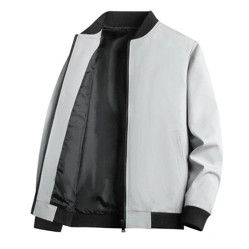 Spring Autumn Casual Solid Fashion Slim Outerwear Jacket Men Overcoat New Arrival Baseball Jackets Men's Jacket