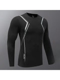 Fashion autumn t-shirts outdoor sports long sleeve running fitness breathable base shirt polka dot basketball shirt