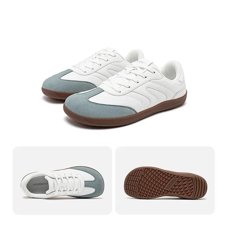 Barefoot Wide Toe Sneakers Unisex Zero Drop Minimalist Canvas Shoes Non Slip Lace Up Walking Sneaker