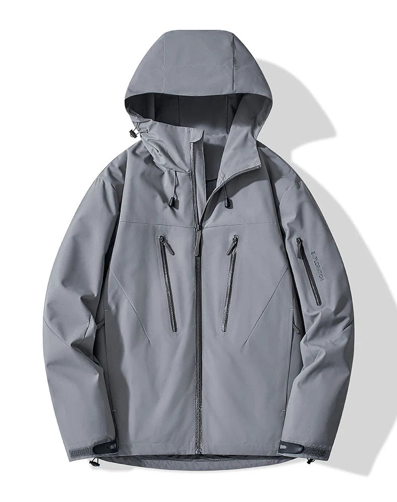 Unisex Rain Coat Hiking Camping Trekking Mountaineering Waterproof Jackets Men Women Outdoor Sporty Windproof Windbreaker