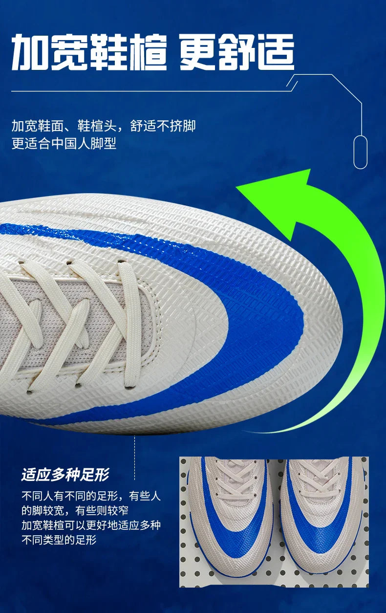 Men New TF Football Boots Original Tenis Casual Male Soccer Shoes Top Quality Ultralight Training Football Shoes Sneakers Sports