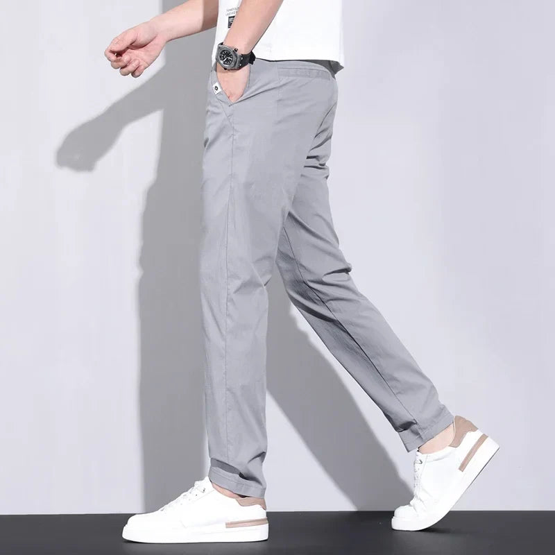 Ultra-thin Elastic Men's Casual Pants