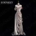 Saudi Arabia Off Shoulder Evening Dress Women Elegant Off The Shoulder