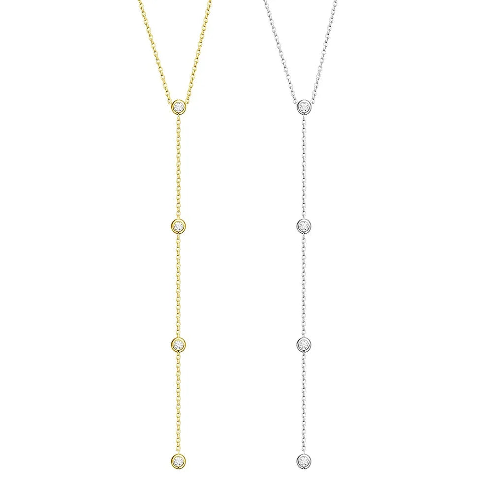 3mm 4mm All Moissanite Necklace for Women 925 Sterling Silver  Round Bubble Diamond Neck Chain Chocker Fine Jewelry GRA