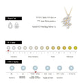 Moissanite Necklace For Women Full D VVS1 Lab Diamond luxury Pendant S925 Sterling Silver Engagement Party Jewelry Gift