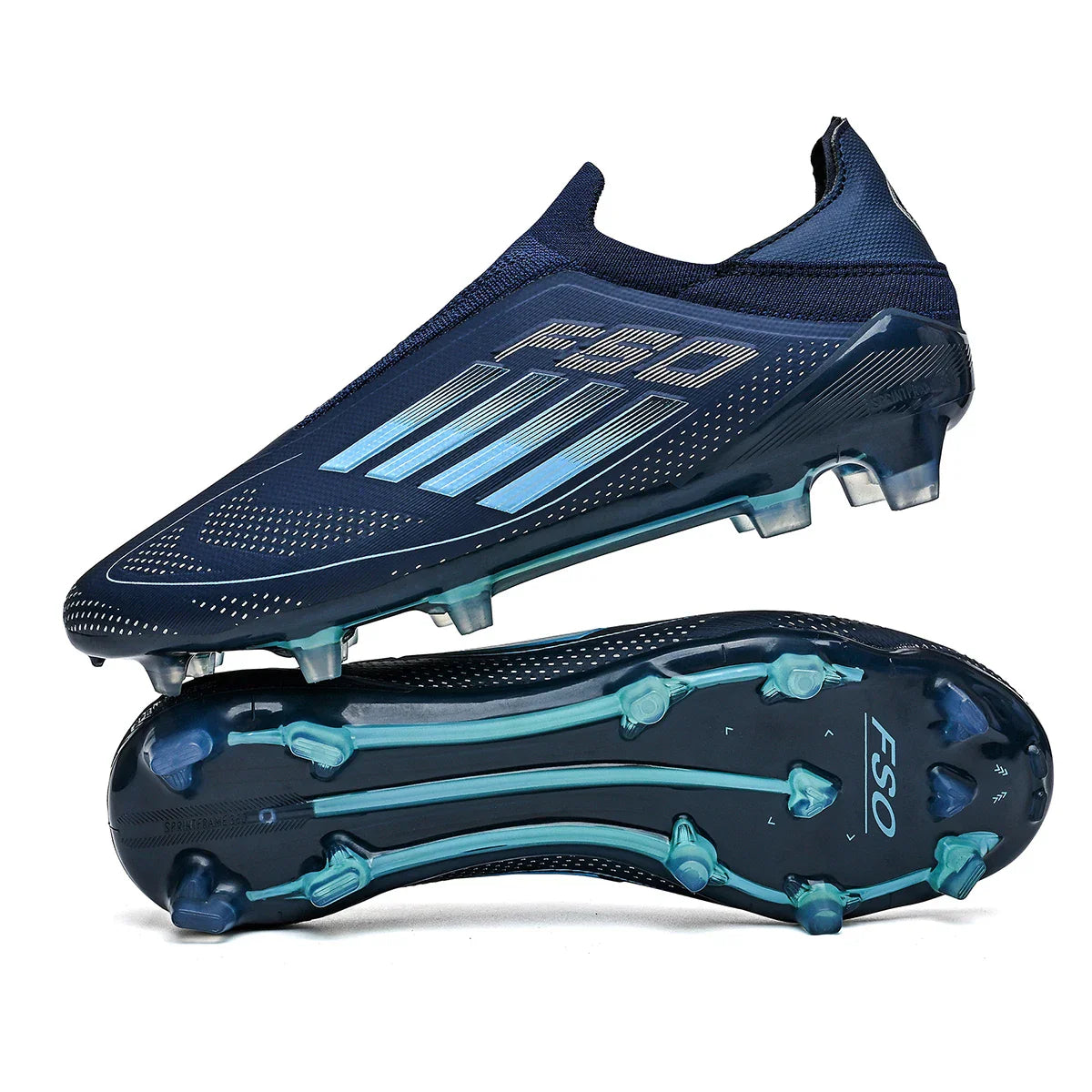 New Men Soccer Shoes Outdoor Sport Football Boots Training Boys Breathable Cleats Adult Long Spikes Non Slip Match Comfortable