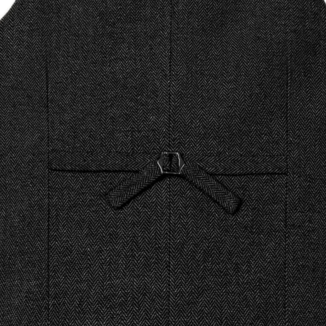 Men Vest Army Green Herringbone Single Button Waistcoat For Wedding Birthday Banquet Party Business Office Work Men Suit Vest