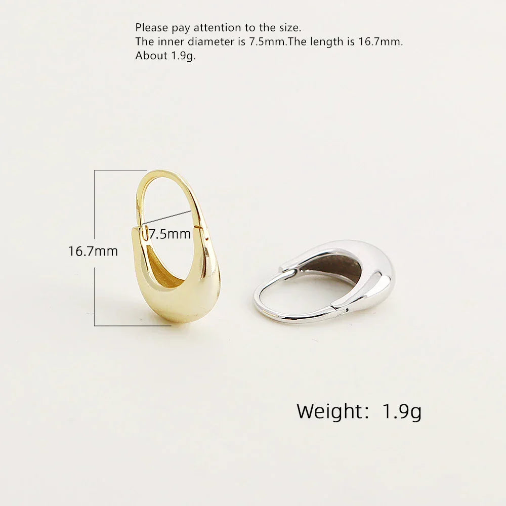 925 Sterling Silver Earring Fashion Geometry Butterfly Zircon Asymmetry Pearl Drop Earring Simple Temperament Trend Women Ear Je