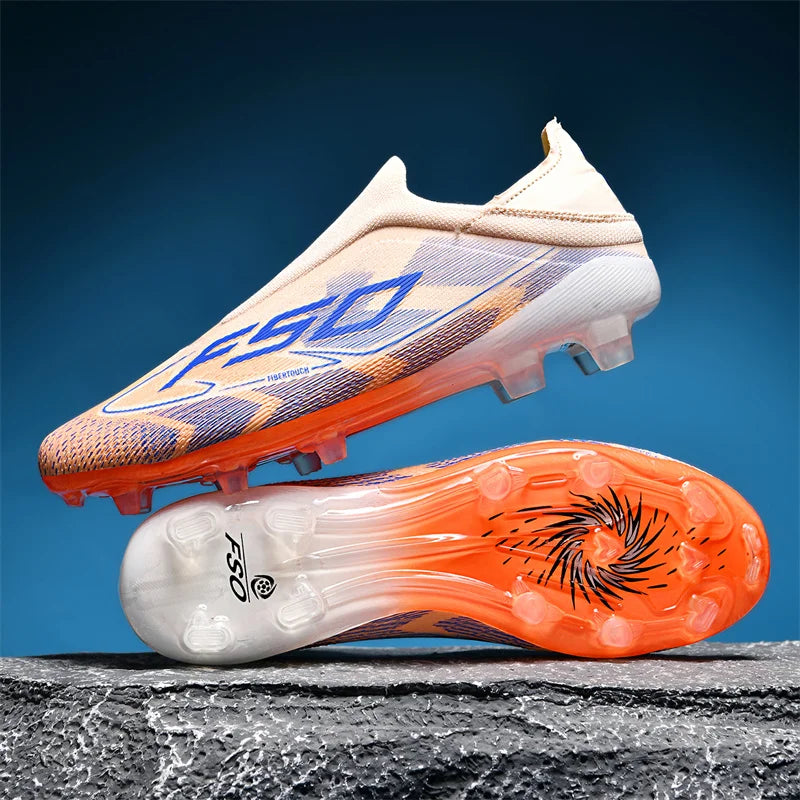 New Men Football Boots High-quality Soccer Shoes Sneakers Match Indoor Non-Slip Grass Cleats Mid-top Light Hot-selling Outdoor