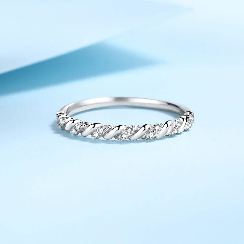 Full Moissanite Ring 925 Sterling Silver with 18K Gold Plated Diamond Engagement Wedding Bridal Band Jewelry For Women