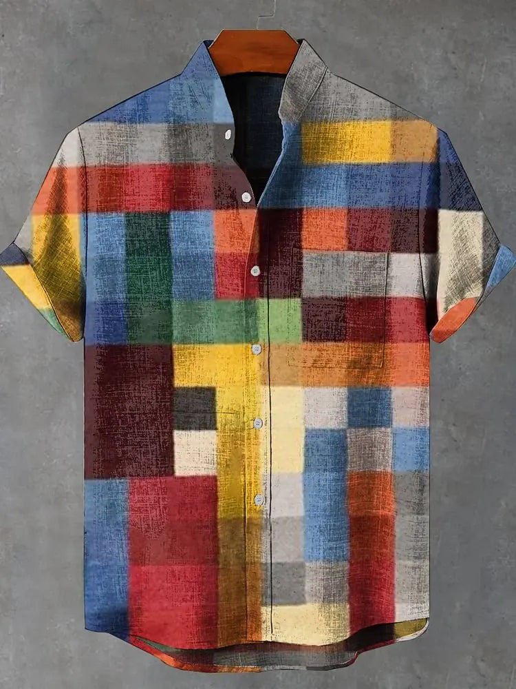 Men's Irregular Pattern Printed Casual Street Wear