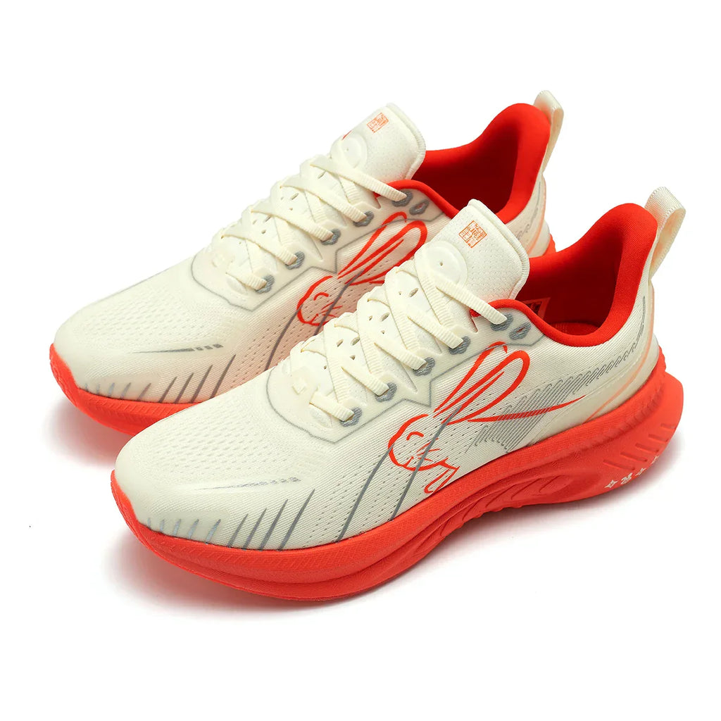 Running Shoes Reflective Red Bumper Elite Height Increasing Sport Shoes for Outdoor Breathable Mesh Walking Sneakrs Men