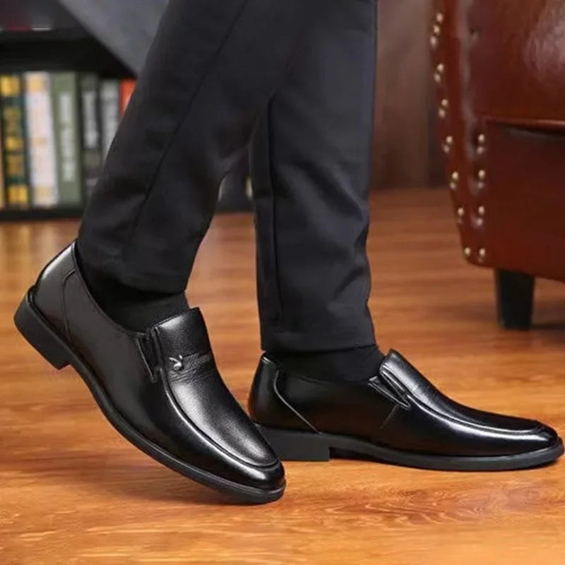 Men’s Business Formal Leather Shoes – Classic Oxford Style, EU Sizes 40–48