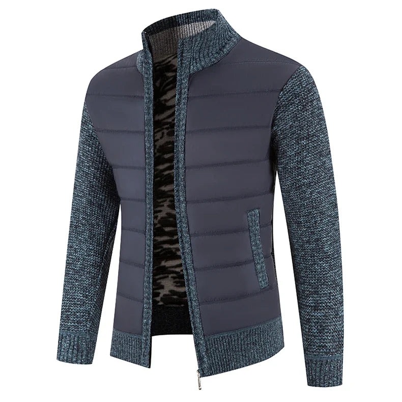Men's Autumn Winter Sweater Baseball Coat Knit Jacket Korean Jumpers Male Windbreaker Fashion Pullovers Business Casual Knitwear