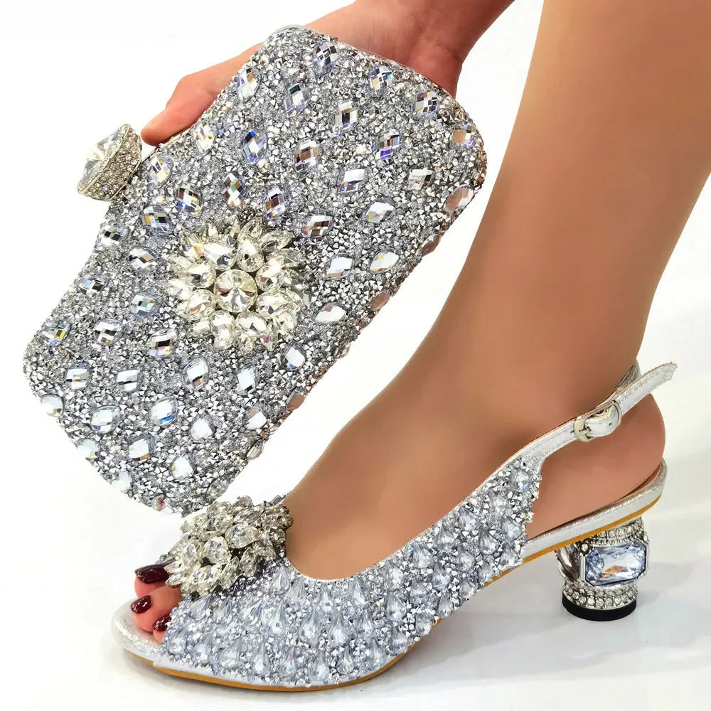 Women's Shoes and Bags Party  African Fashion Shoes and Bags