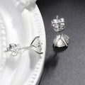 Luxury 0.4-4CT D Color Moissanite Screw Earrings For Women Party Fine Jewelry 4 Prong S925 Sterling Silver Diamond Earring