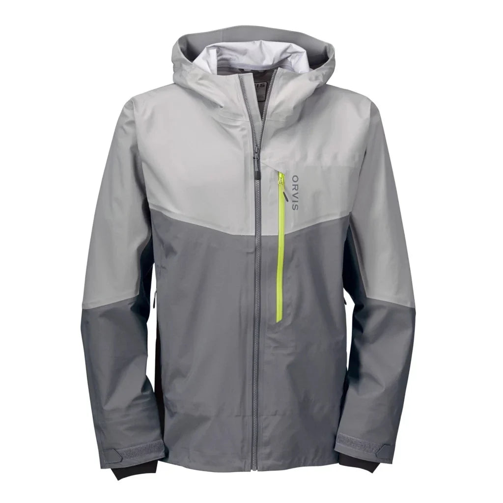 Men's Ultralight 3L Wading Jacket Waterproof Breathable for Hunting Camping Fishing - Lightweight Outdoor Rain Outwear Jacket