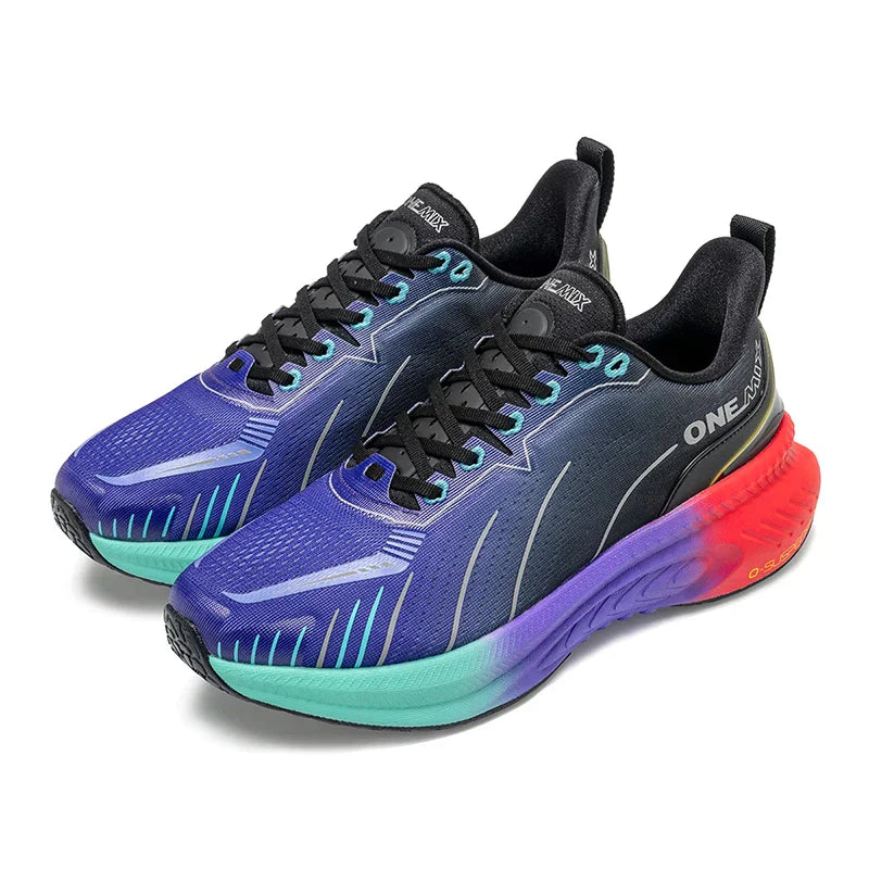 New Cushioning Running Shoes For Men Suitable Heavy Runners Lace Up Sports Women Non-slip Outdoor Athletic Male Sneakers