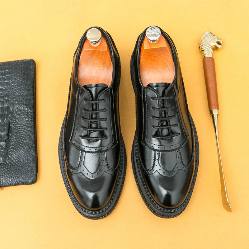 Men's Fashion Formal Leather Shoes – Classic Office & Event Dress Footwear