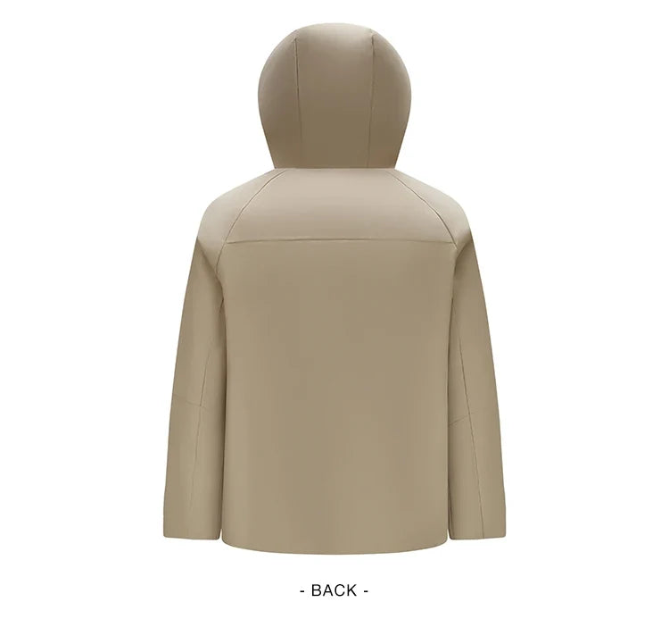Down Jacket Men Three-in-One 2026 Winter New Colorblocked Stand-Up Collar Protective Outerwear