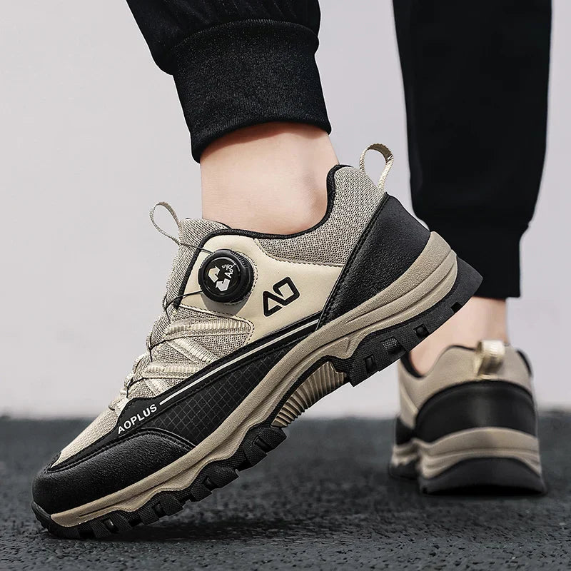 New Fashionable Hiking shoes, Outdoor Men's Walking shoes, Travel Hiking shoes - Comfortable and Breathable, Large size 10