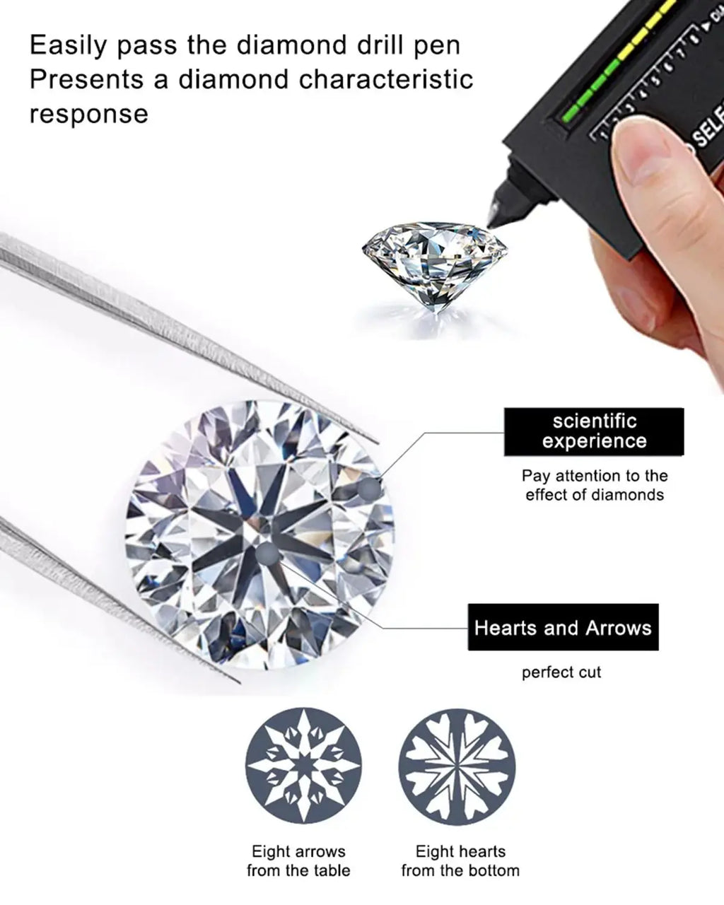 AU585 Gold 14K Oval Cut Moissanite Bezel Pendant Necklace for Women Wedding Party Fine Jewelry Valentine's Day Gift
