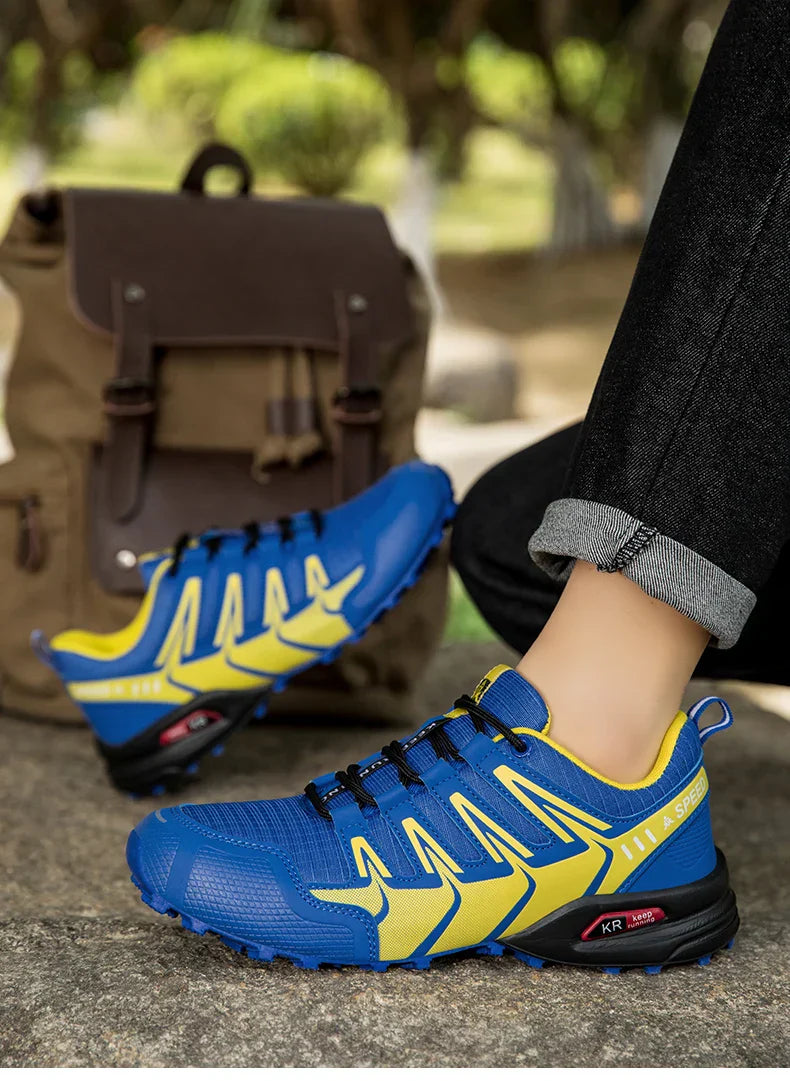 Waterproof Hiking Shoes Men‘s Outdoor Trekking Sneakers Mountain Climbing Camping Trainers Hunting Tactical Boots Bike Shoe Male