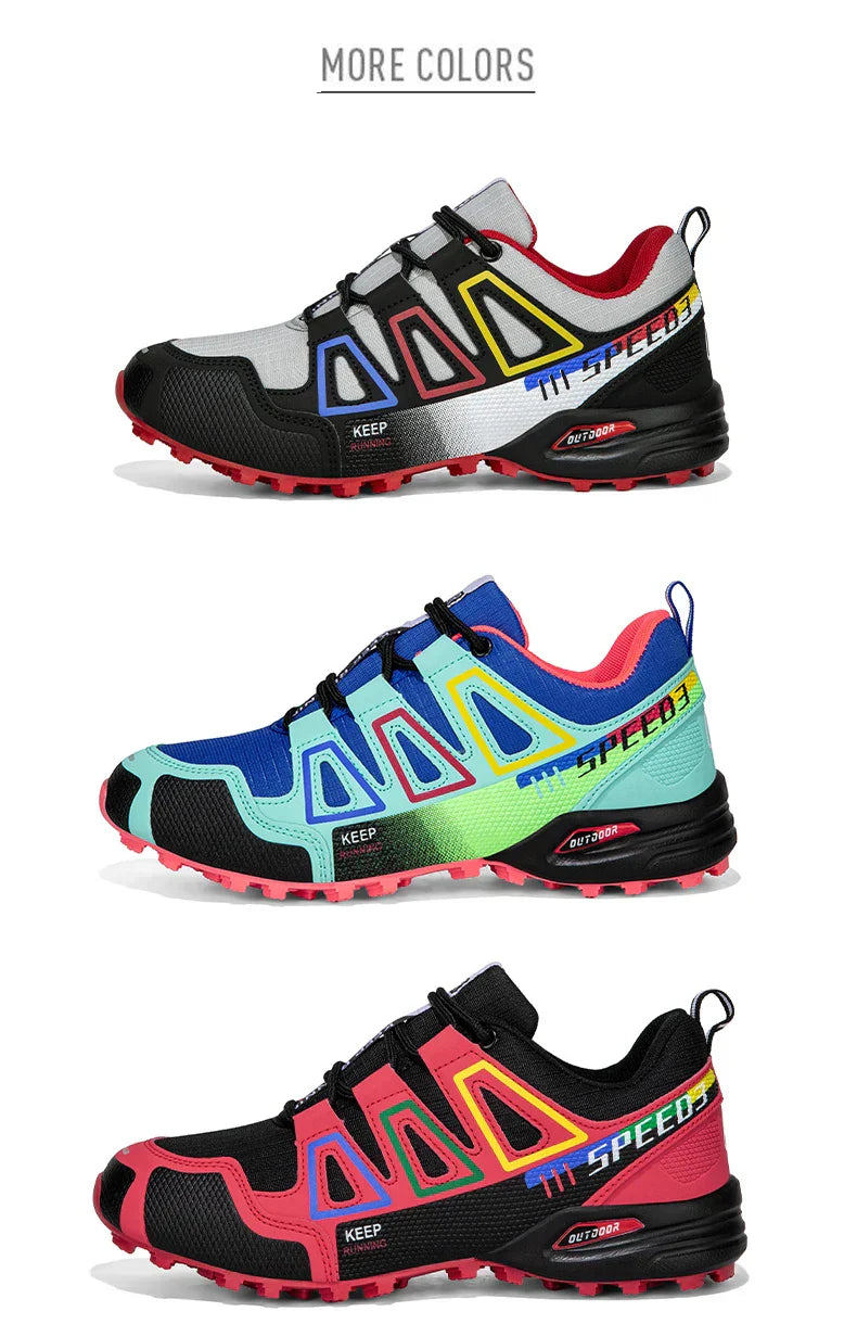 Women's Hiking Shoes Waterproof Outdoor Sports Shoes Women's Walking Travel Sports Shoes Bicycle Sports Shoes Running Shoes